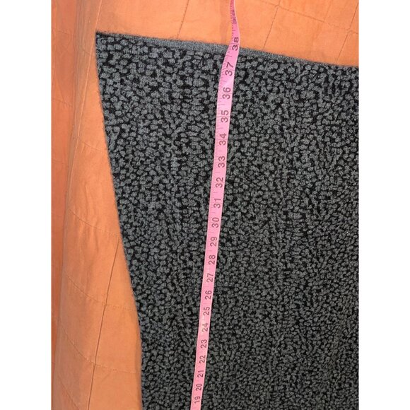 Charter Club 100% Cashmere  Womens XL Black & Gray Sweater midi Dress  Textured - Picture 6 of 7